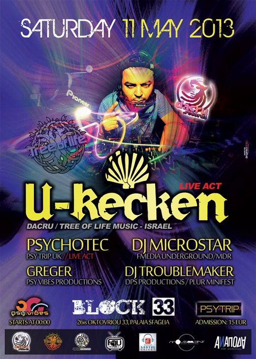 Psy Vibes & Psy Trip Presents : U-Recken Live Act